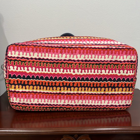 Vera Bradley Lighten Up Expandable Travel Bag Rio Squiggle - Picture 7 of 11